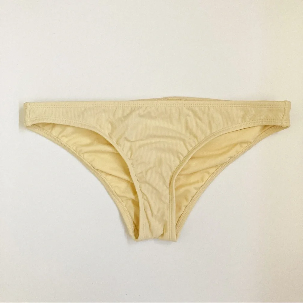Yellow Ruffled Swimsuit - Picture 2 of 3